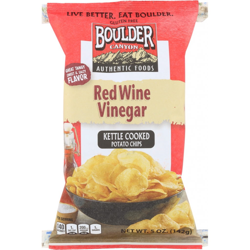 Red Wine Vinegar Kettle Cooked Potato Chips - 5 oz