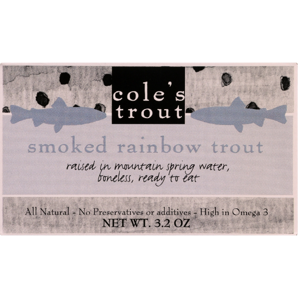 Smoked Rainbow Trout in Olive Oil - 3.2 OZ