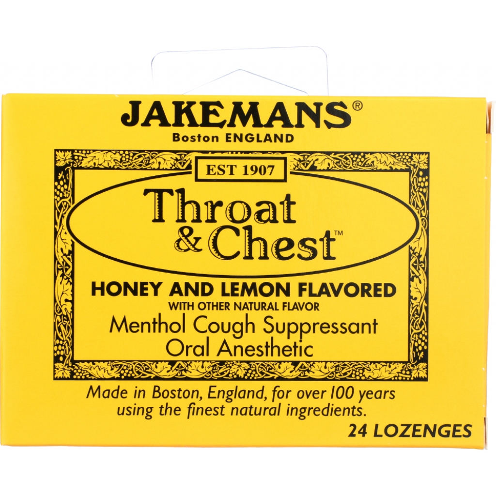 Lozenge Throat and Chest Honey and Lemon