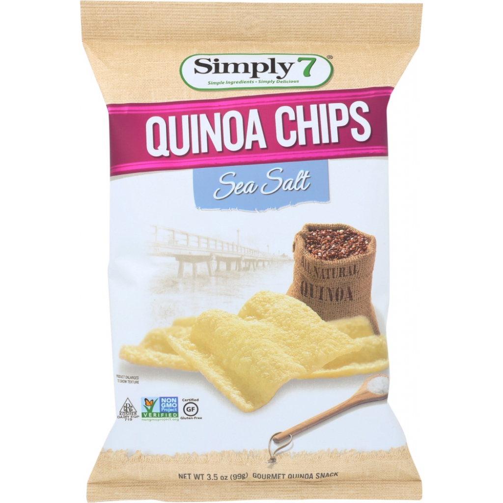 Sea Salt Quinoa Chips - Crunchy and Nutritious Snack