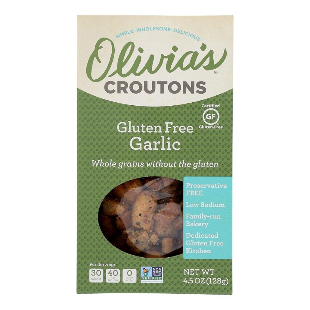 Gluten Free Garlic Croutons - 4.5 oz