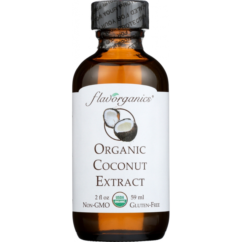 Flavorganics Coconut Extract, 2 oz - Tropical Flavor Booster