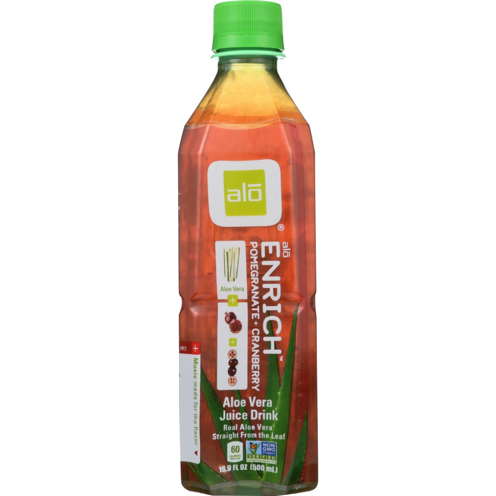 Original Aloe Drink with Pomegranate & Cranberry, 16.9 oz