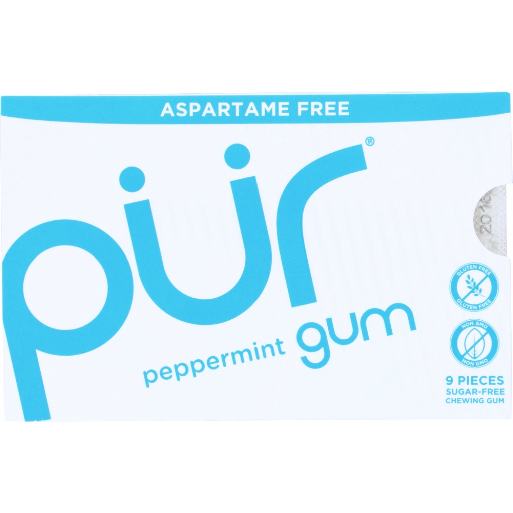 Peppermint Gum Without Aspartame