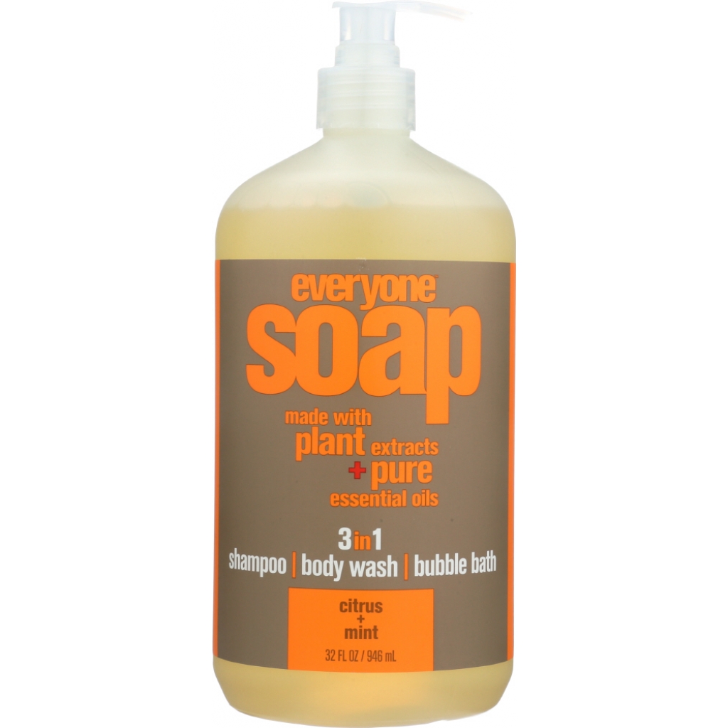 3-In-1 Citrus & Mint Soap, 32 oz