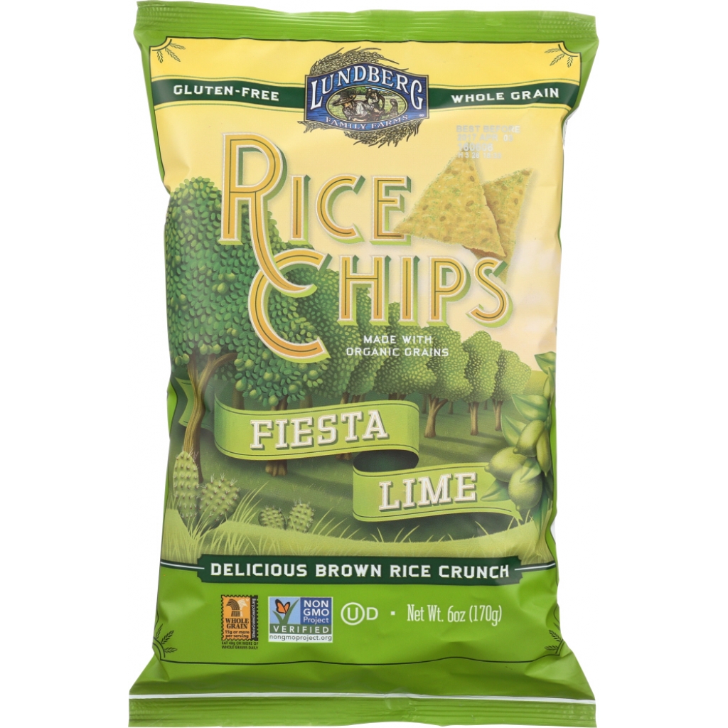 Fiesta Lime Rice Chips, 6 oz