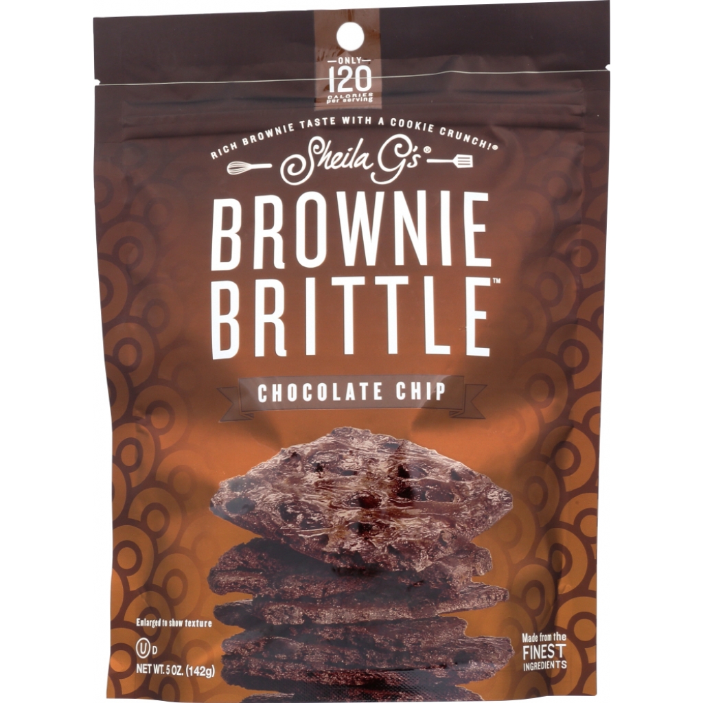 Chocolate Chip Brownie Brittle