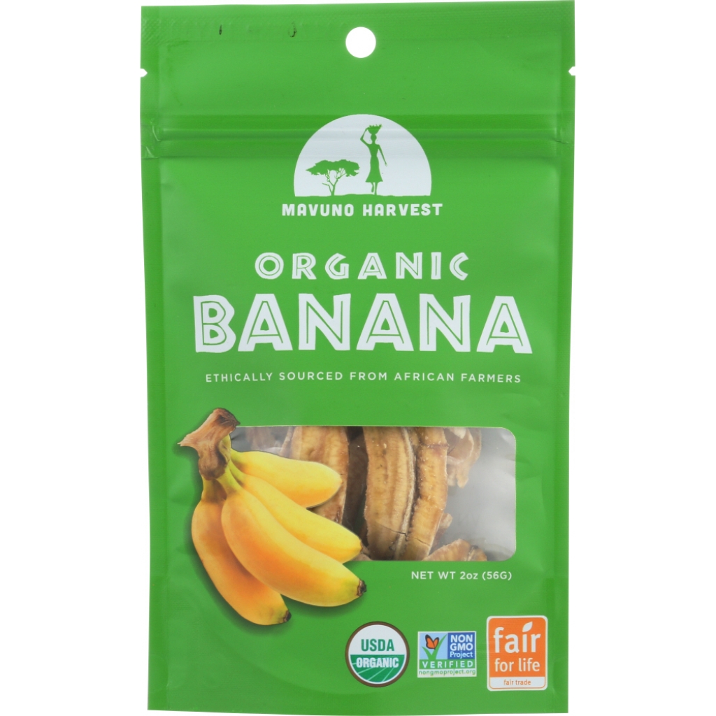 Organic Dried Bananas - 2 oz