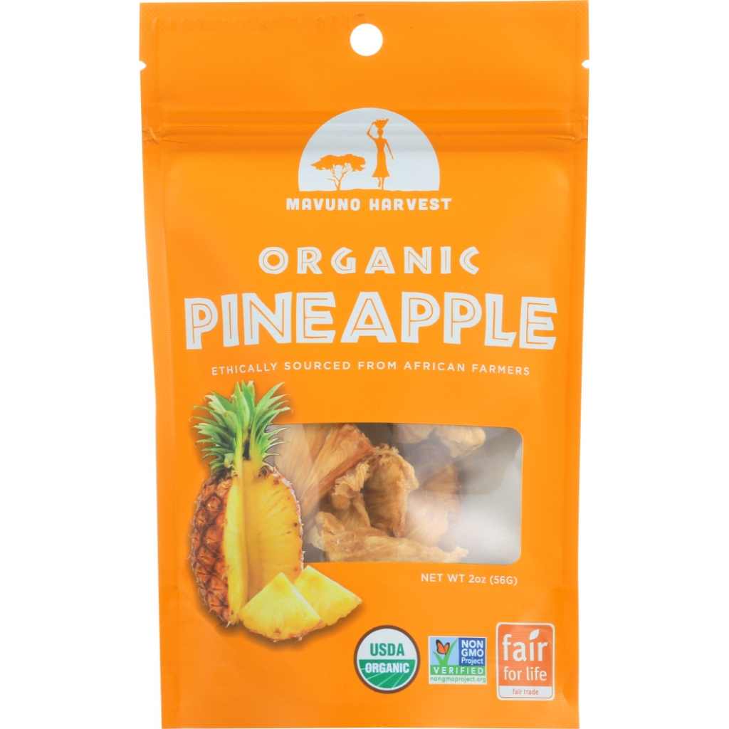 Organic Dried Pineapple - 2 oz