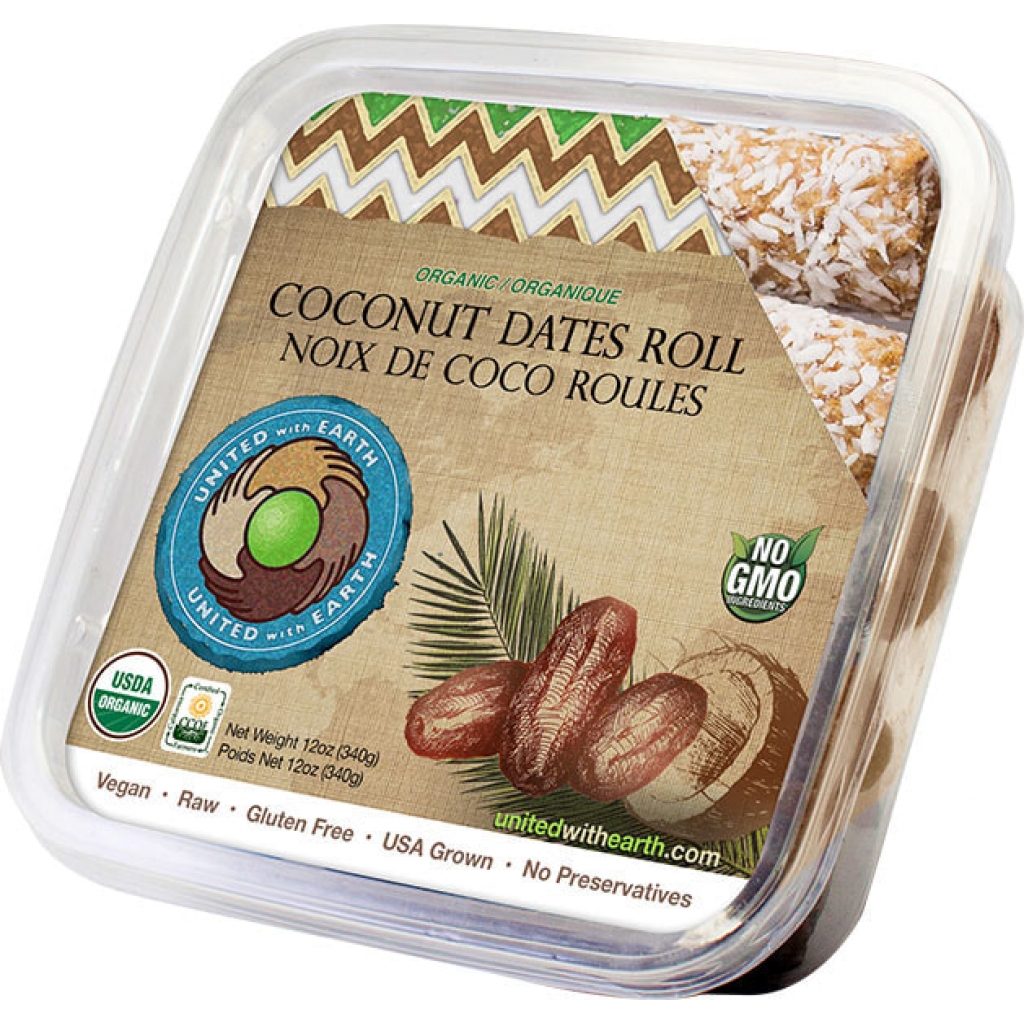 Nutritious Organic Date Coconut Rolls