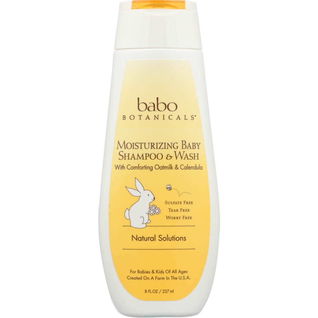 Moisturizing Baby Shampoo and Body Wash - 8 oz