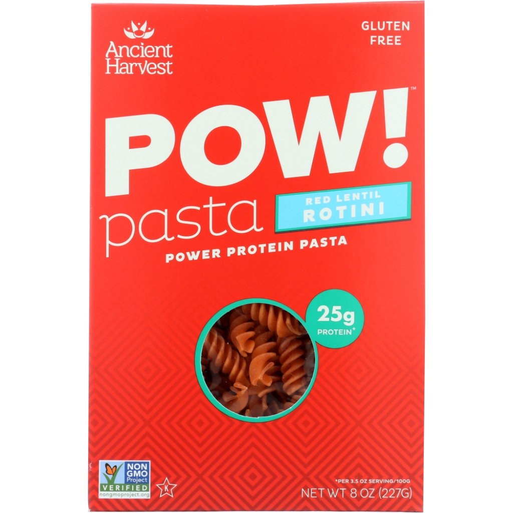 Plant-Based Protein Pasta - Red Lentil Rotini - 8 oz