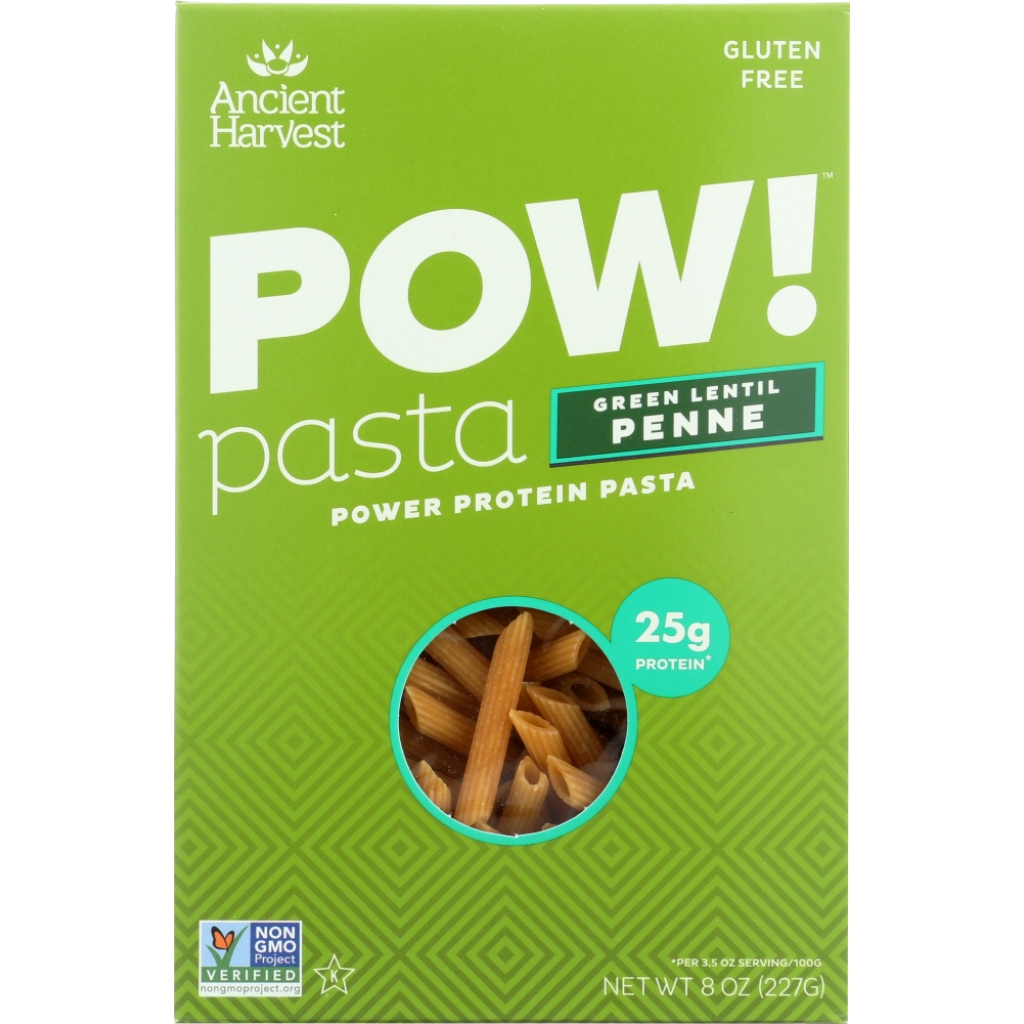 Pow! Pasta Green Lentil Penne - Protein-Packed Goodness