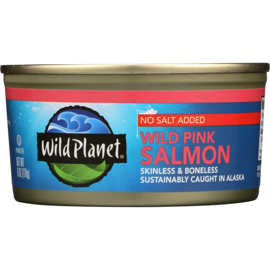 Wild Planet No Salt Added Alaska Pink Salmon