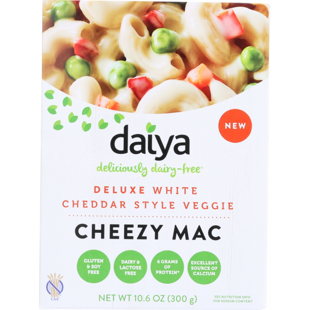 White Cheddar Style Veggie Cheezy Mac