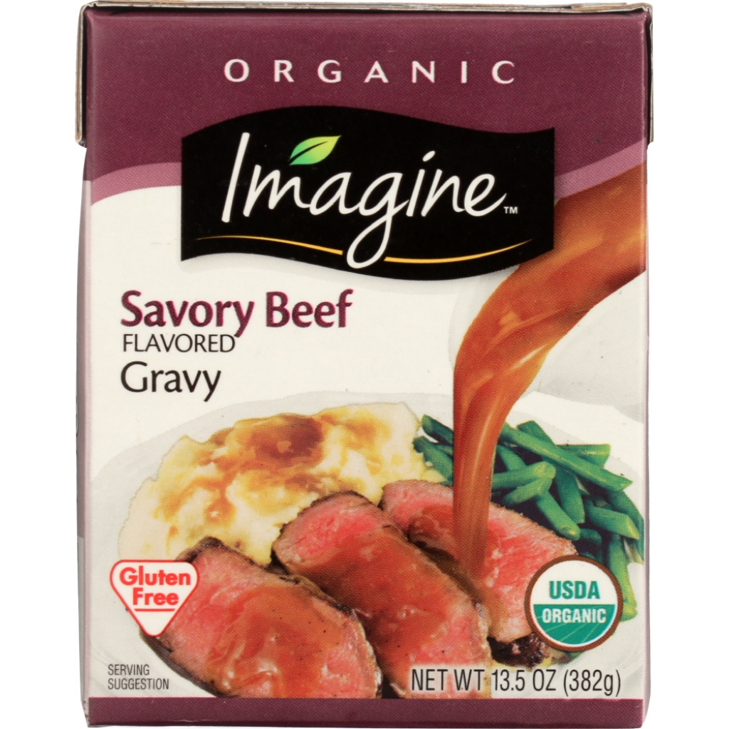 Savory Organic Beef Gravy, 13.5 fl oz