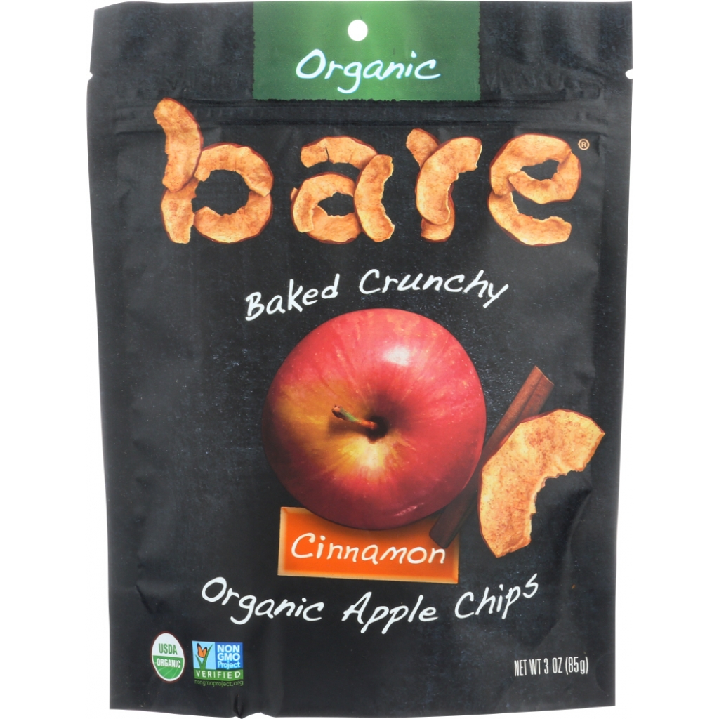 Organic Crunchy Apple Chips with Cinnamon - 3 oz