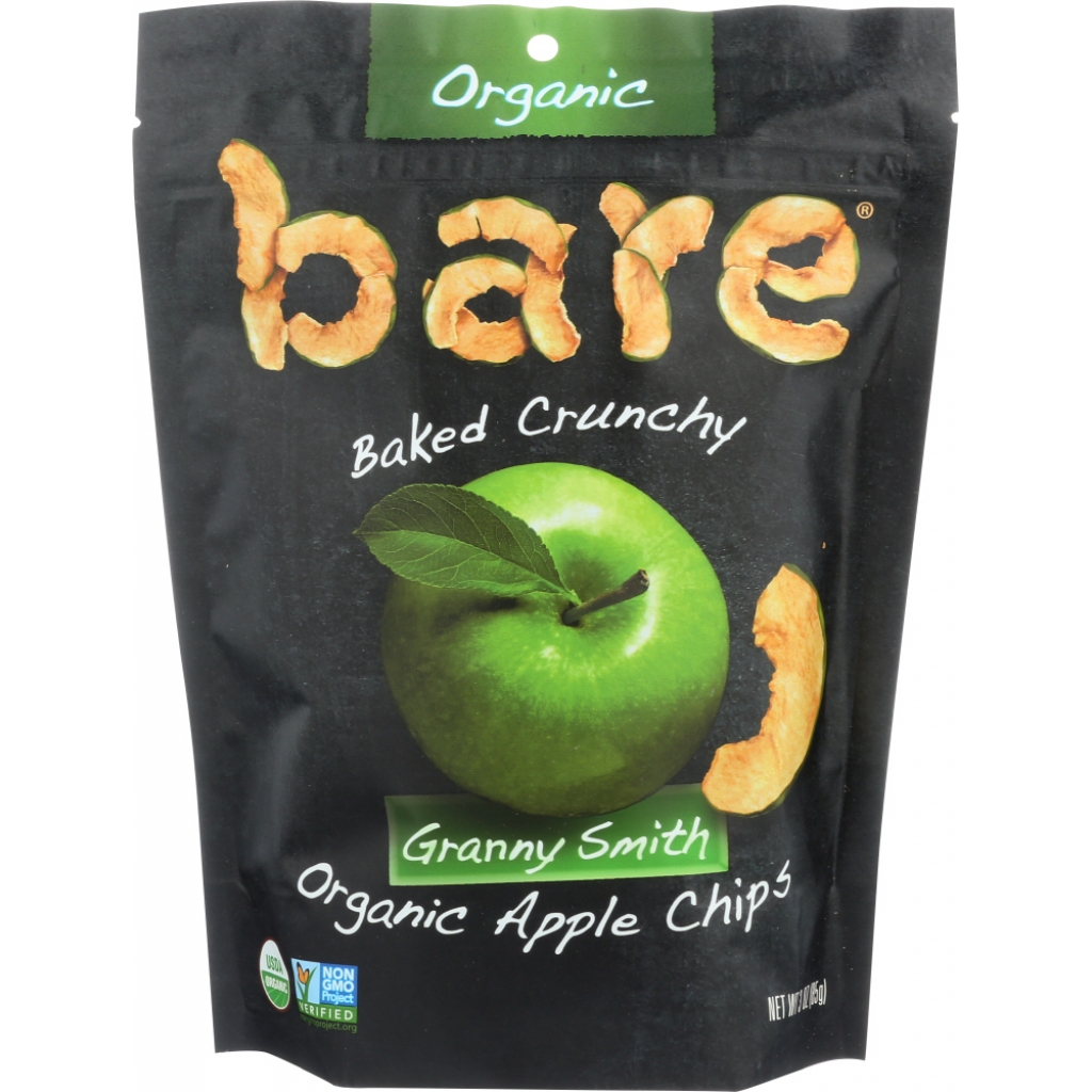 Organic Granny Smith Crunchy Apple Chips, 3 oz