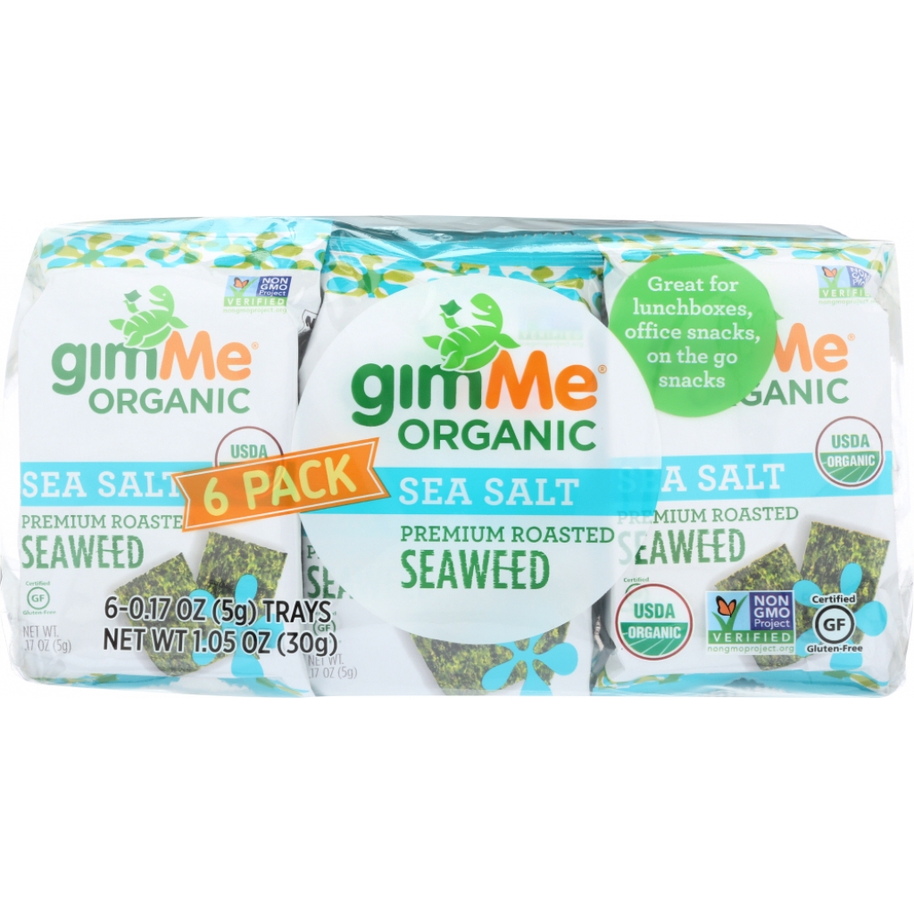 Organic Seaweed Roasted Sea Salt Snack