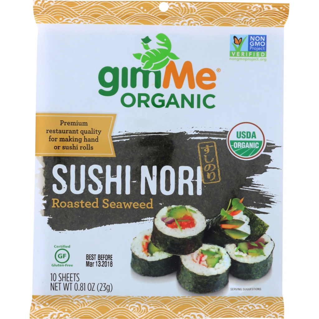 Organic Roasted Seaweed Sushi Nori - Premium Quality Wraps