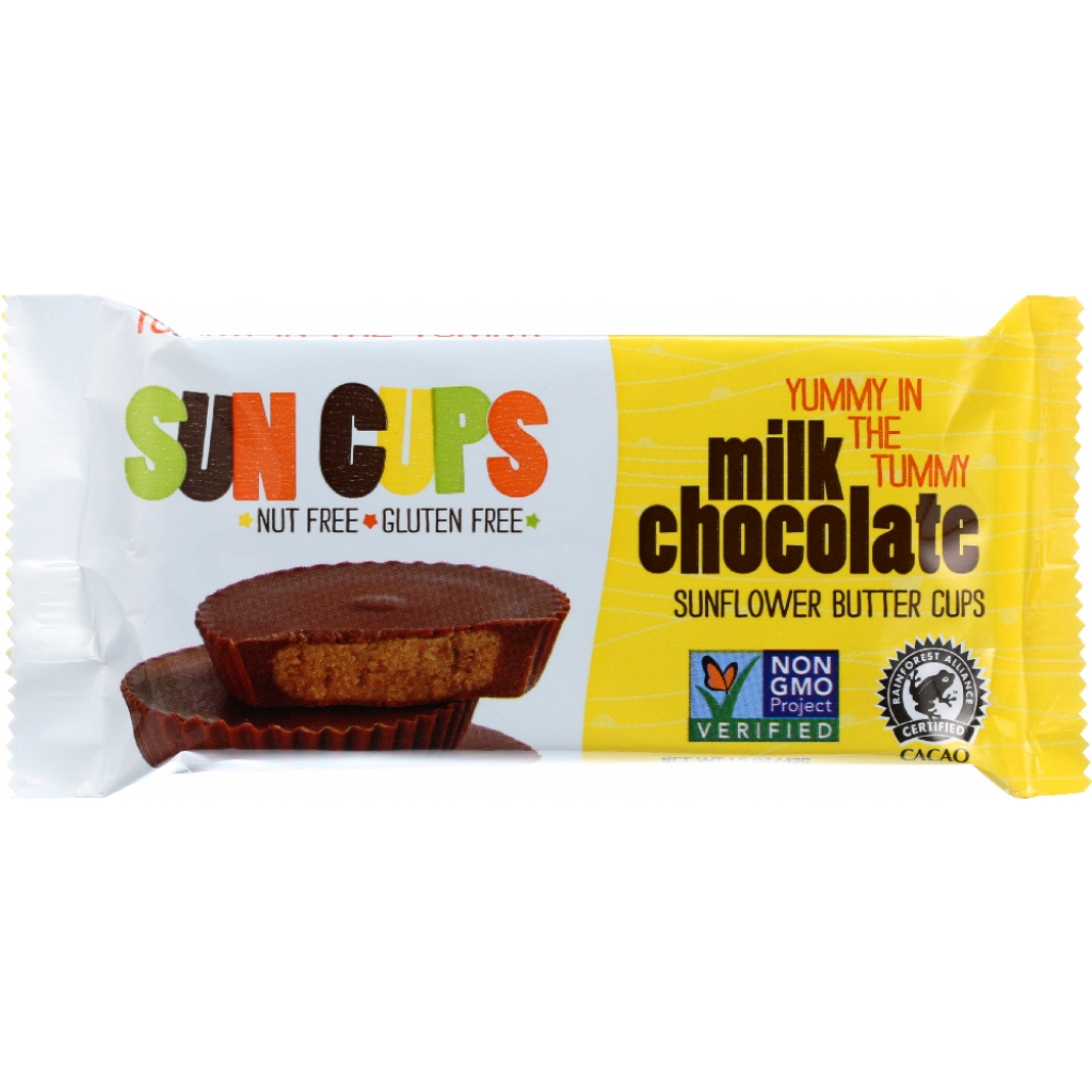 Sun Cups Milk Chocolate Sunflower Butter Cups - 2 Cups, 1.5 oz