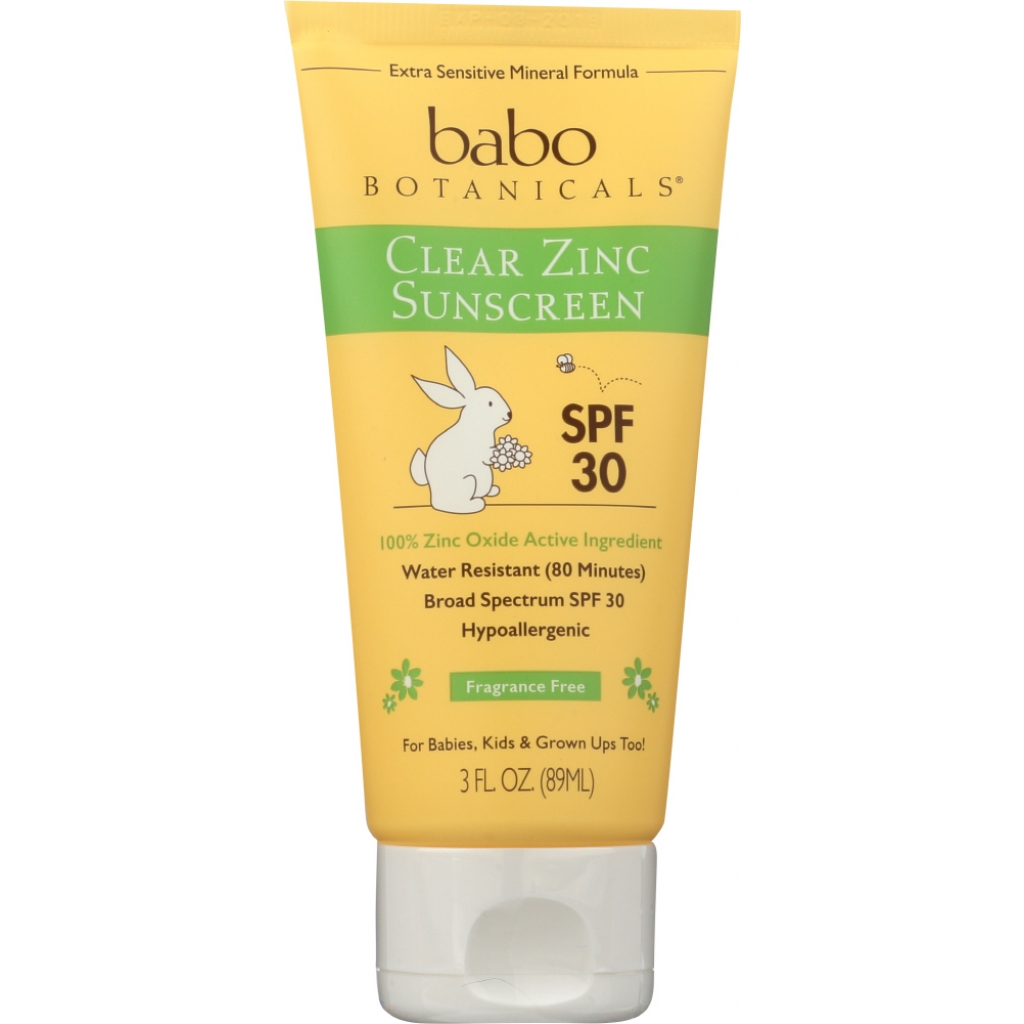 Sunscreen SPF 30 Unscented, 3 oz