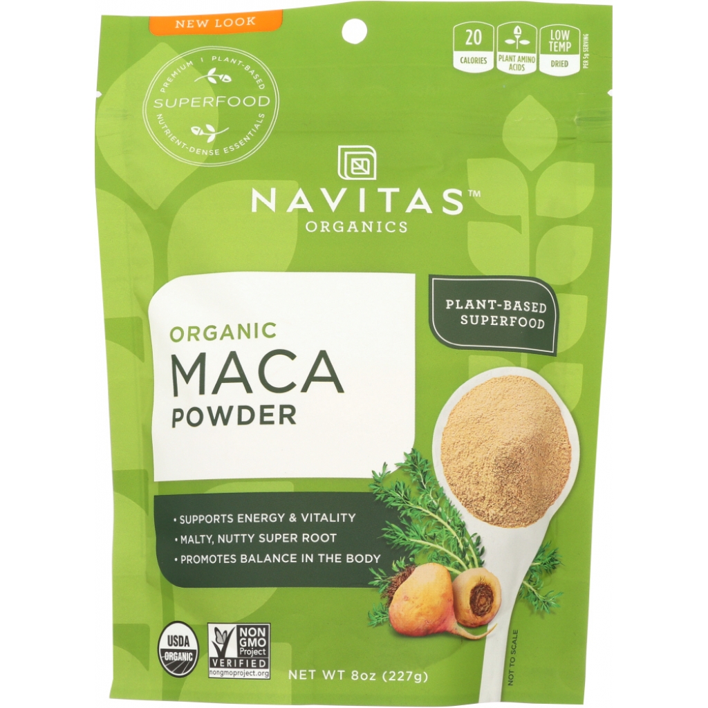 Organic Raw Maca Powder - 8 oz.