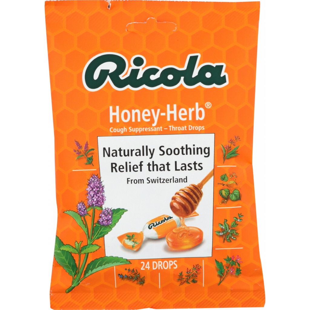 Ricola Honey Herb Throat Drops - 24 pc