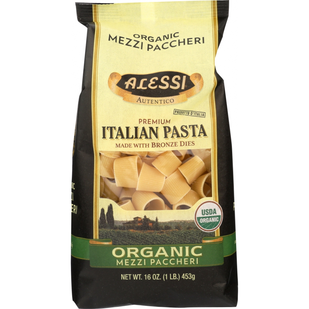 Organic Mezzi Paccheri Italian Pasta - 16 oz