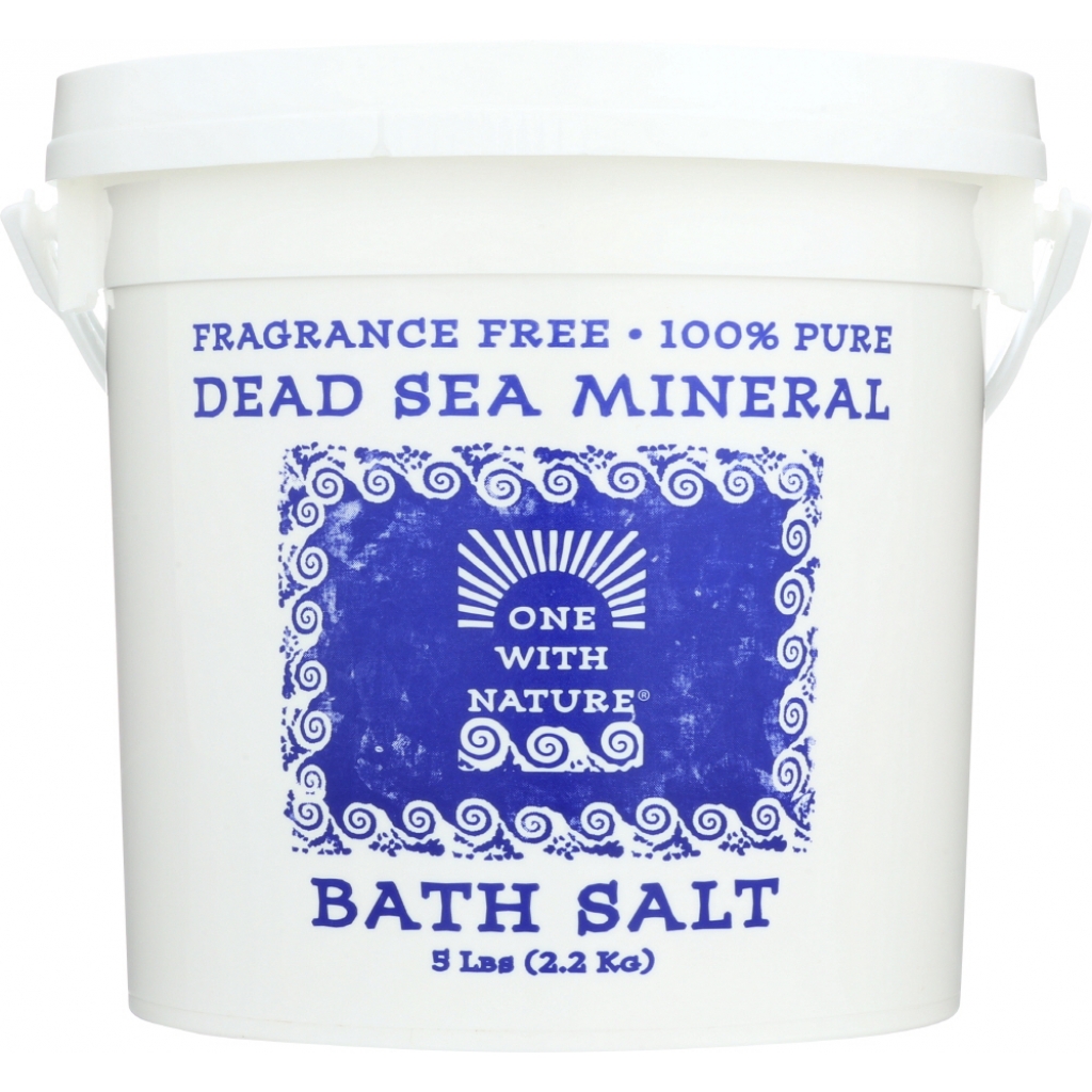 Dead Sea Mineral Bath Salts - Fragrance Free, 5 lb