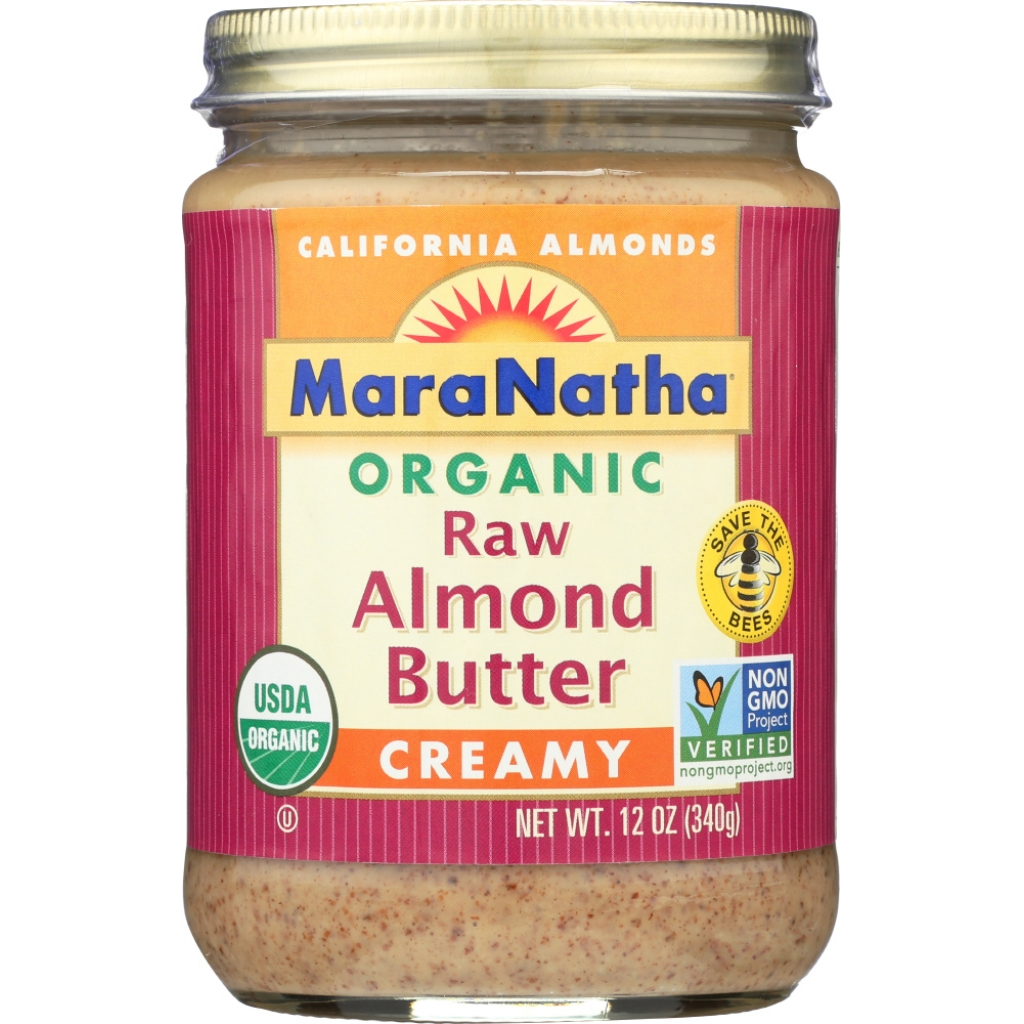 Organic Raw Creamy Almond Butter