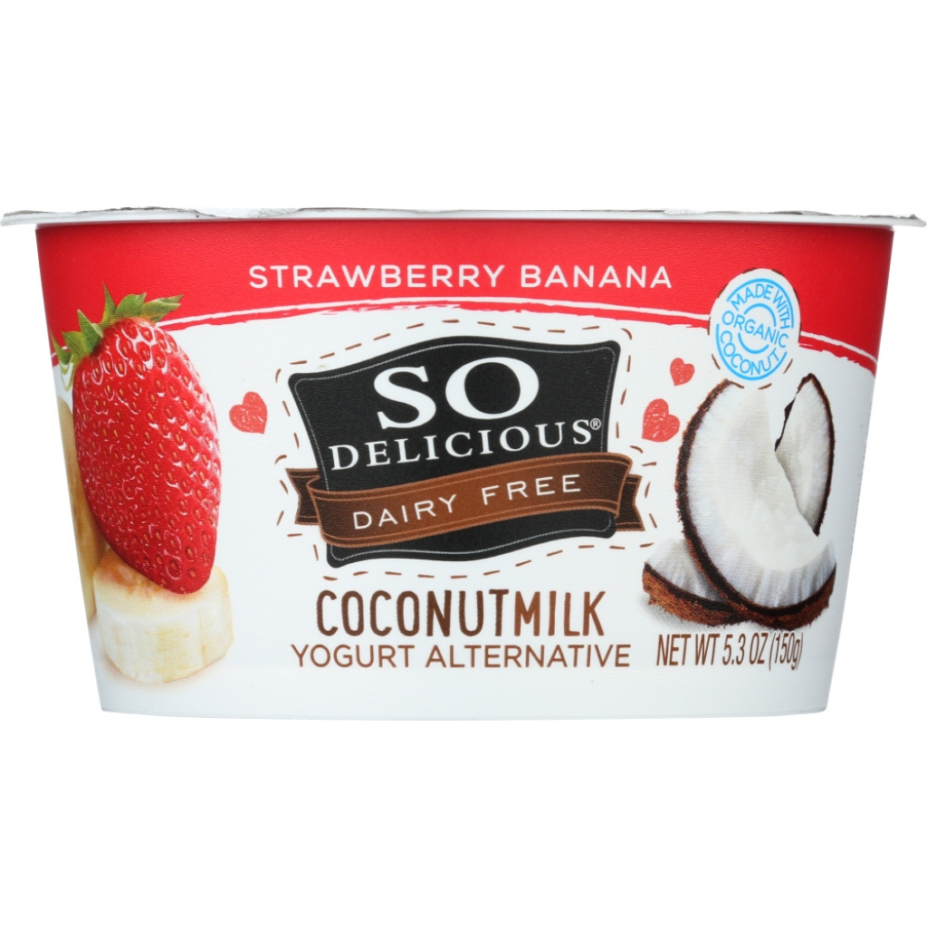 Strawberry Banana Coconut Milk Yogurt Alternative - 5.3 oz