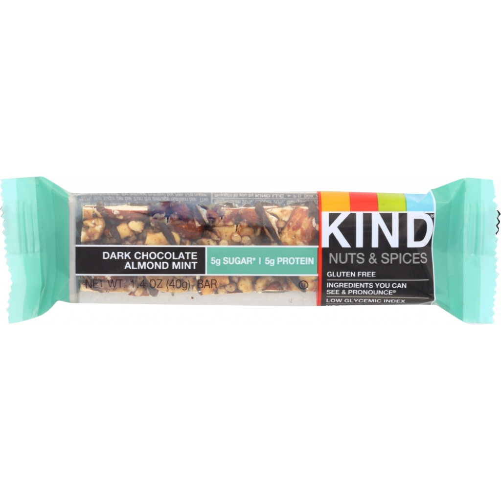 Dark Chocolate Almond Mint Bars - 1.4 oz