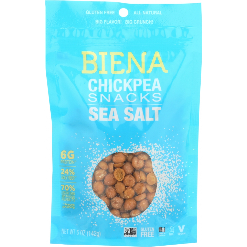 Sea Salt Roasted Chickpea Snacks, 5 oz