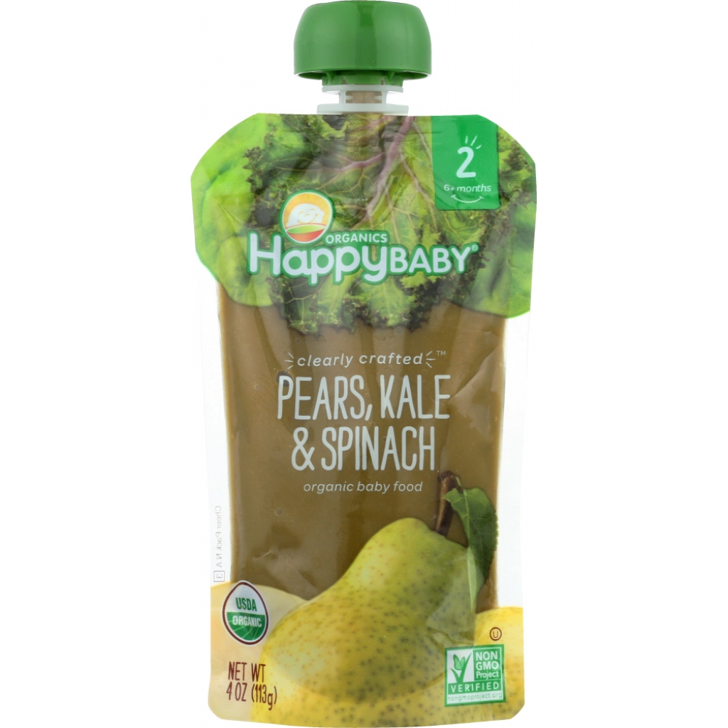 Organic Pear Kale Spinach Baby Food - 4 oz