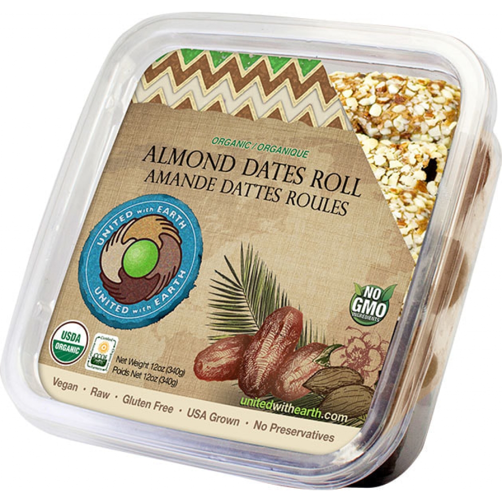 Nutritious Almond Roll Dates - Quick & Easy Snack - 12 OZ