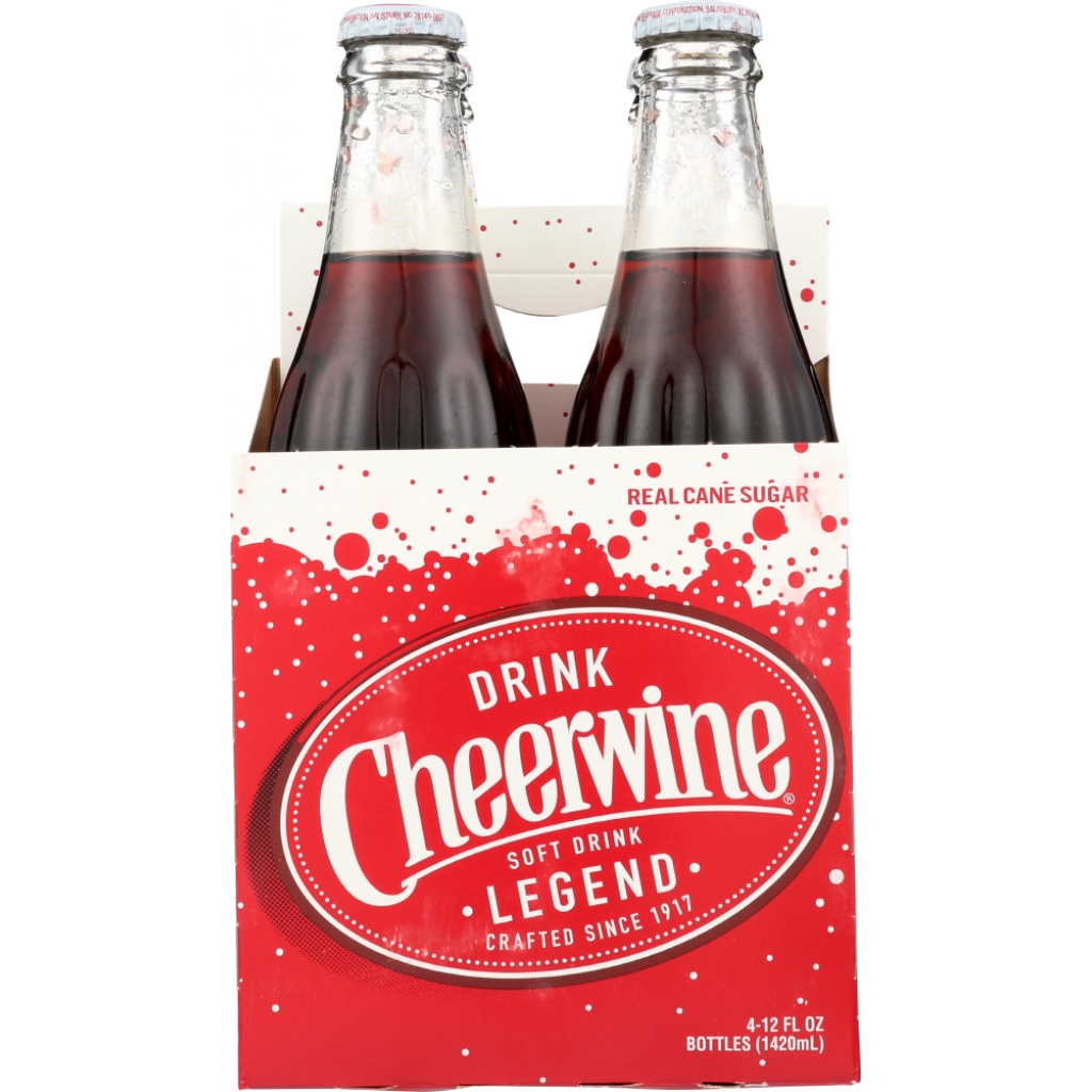 Classic Cheerwine Cherry Soda, 48 oz