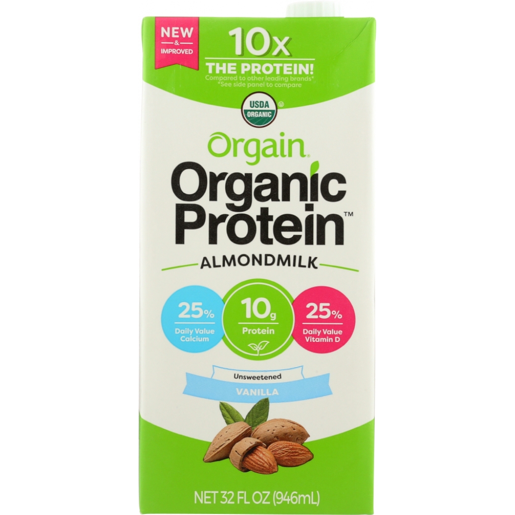 Organic Unsweetened Vanilla Protein Almond Milk