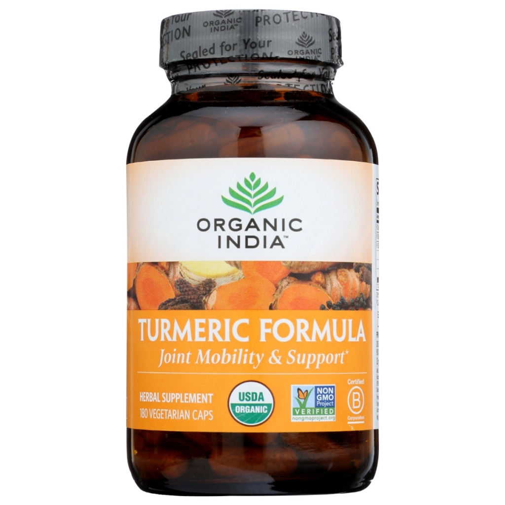 Turmeric Herbal Supplement Formula, 180 Vegetarian Capsules