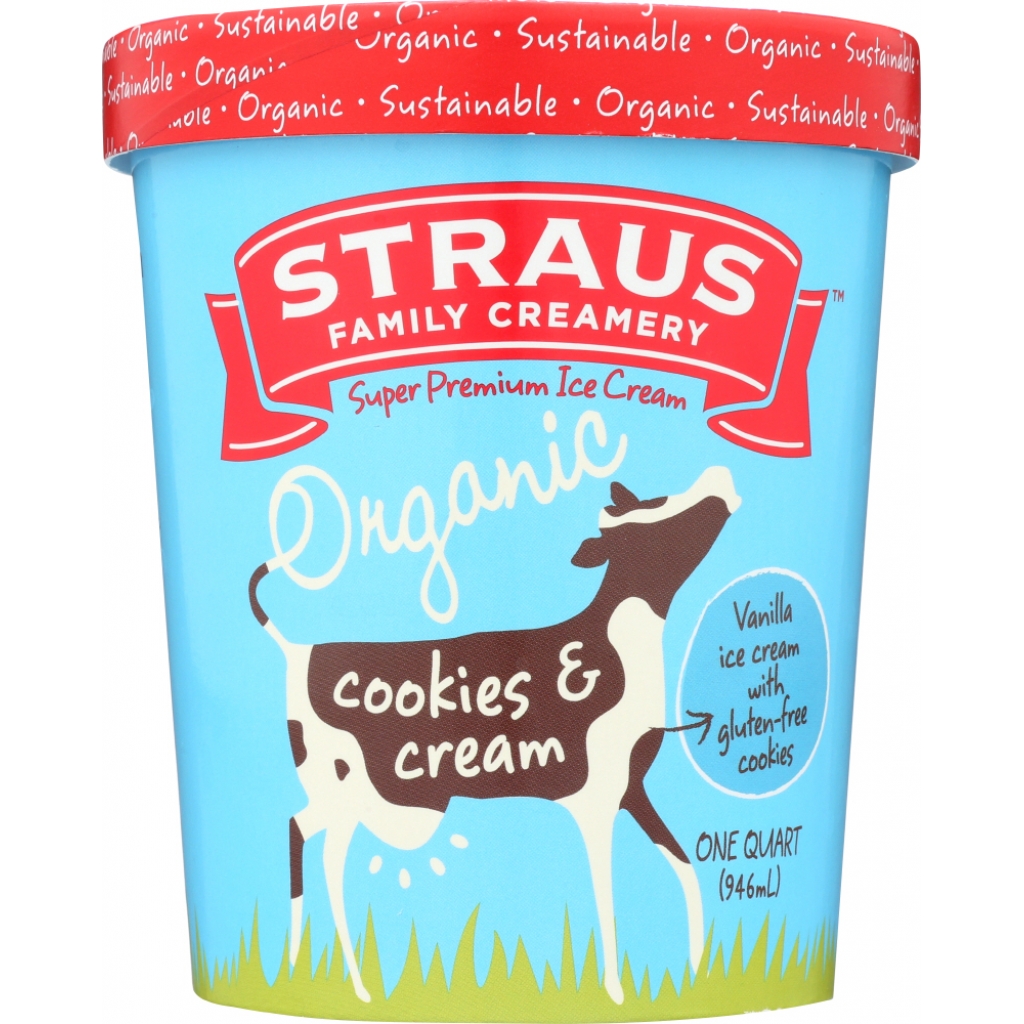 Organic Cookies and Cream Ice Cream