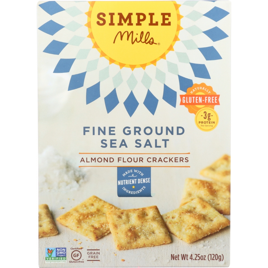 Nutritious Fine Ground Sea Salt Crackers, 4.25 oz