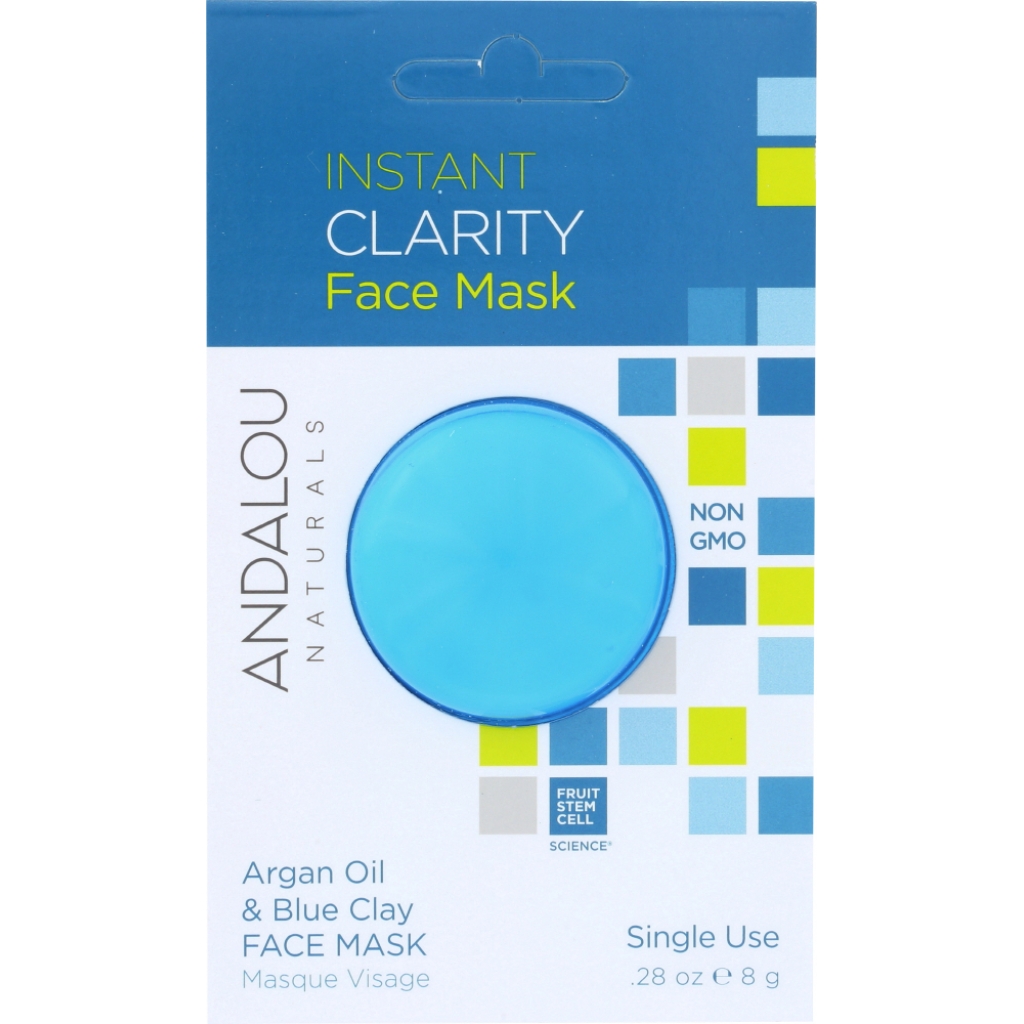 Instant Clarity Face Mask with Argan Oil & Blue Clay