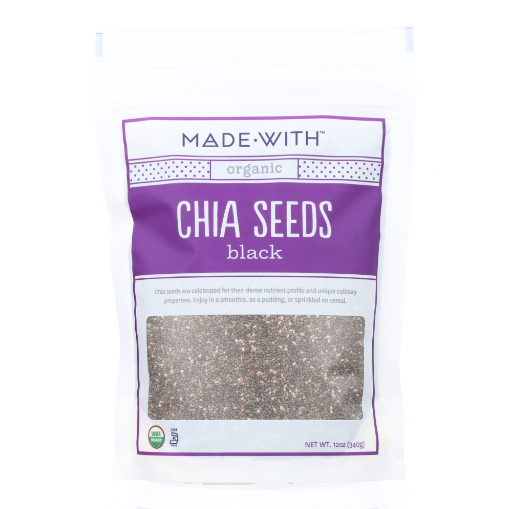 Organic Black Chia Seeds, Nutrient-Packed Superfood