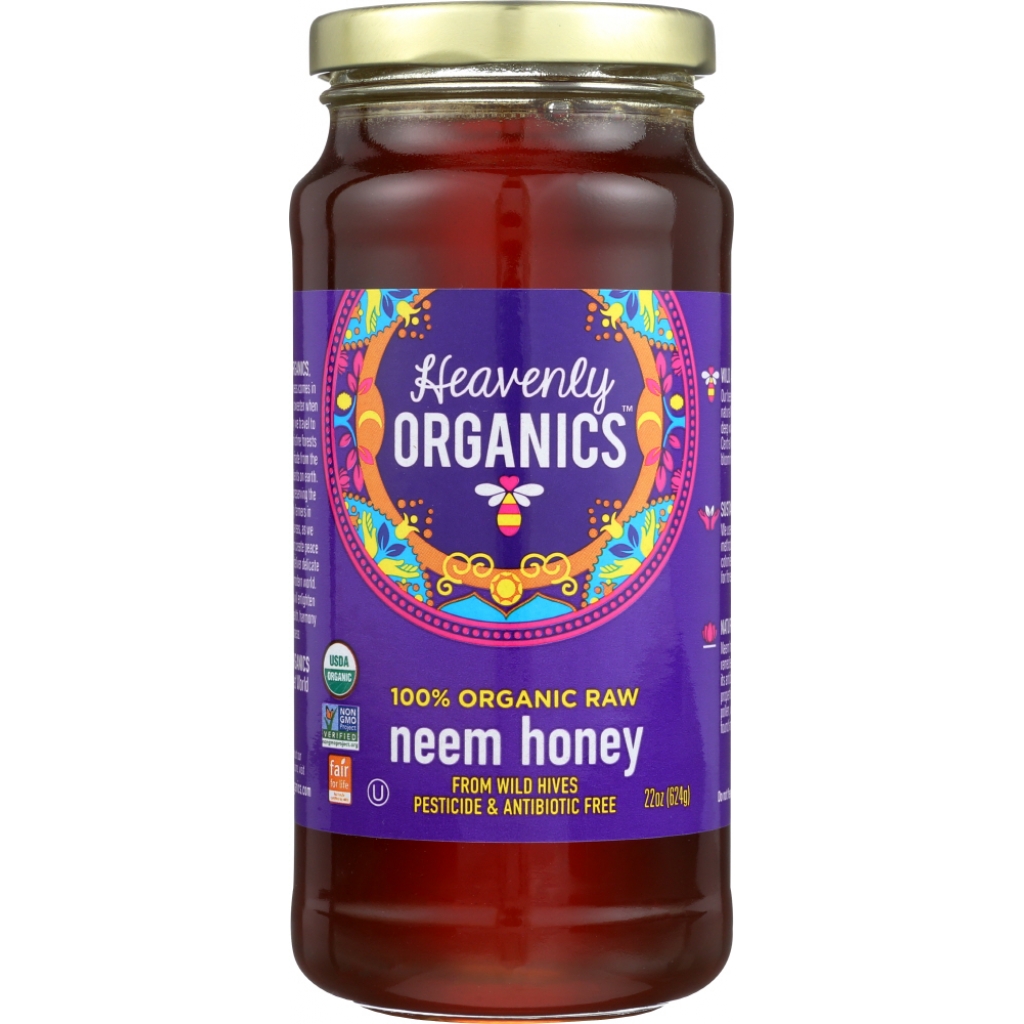 100% Organic Raw Neem Honey - 22 oz