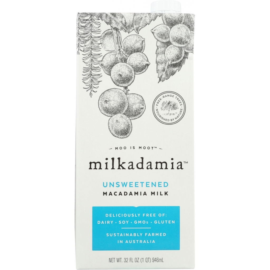 Unsweetened Macadamia Milk - 32 fl oz