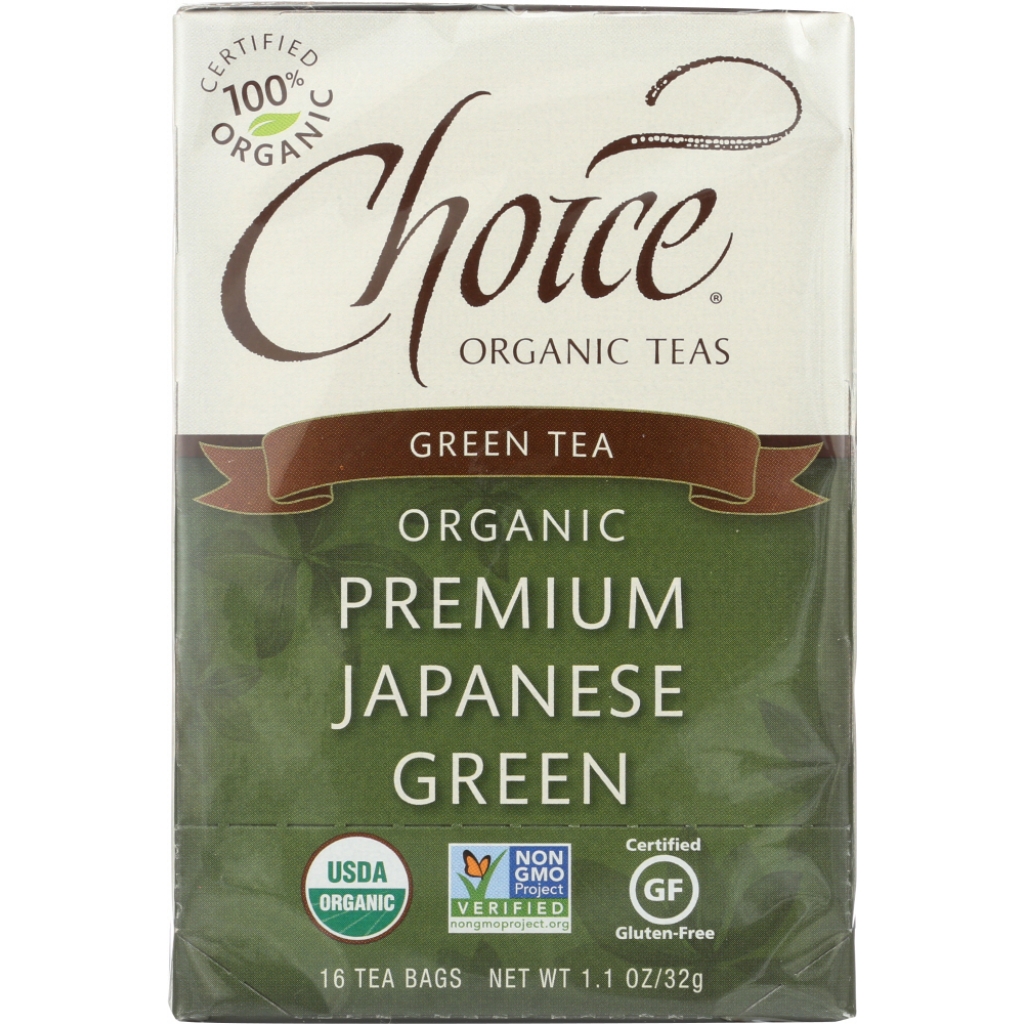 Premium Japanese Green Tea Bags - 16 bags, 1.1 oz