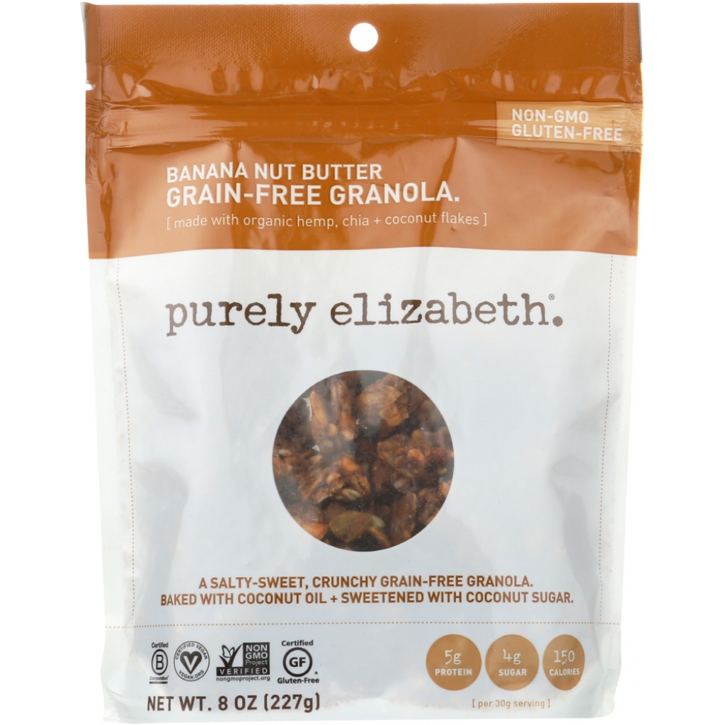 Grain-Free Banana Nut Butter Granola, 8 oz