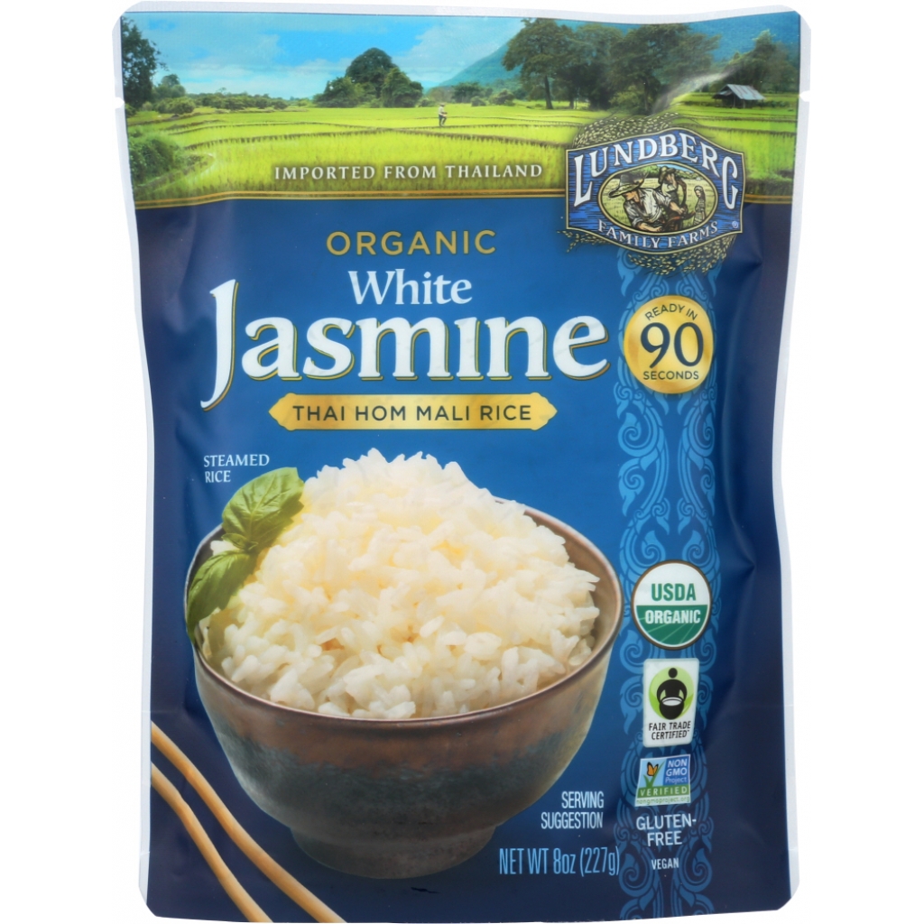 White Jasmine Thai Hom Mali Rice, 8 oz