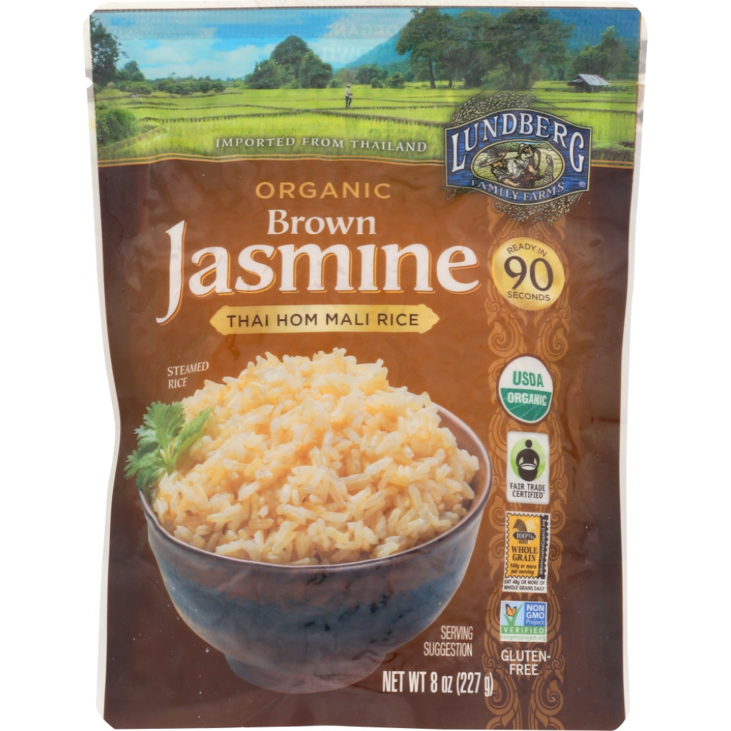 Organic Brown Jasmine Thai Hom Mali Rice - 8 oz