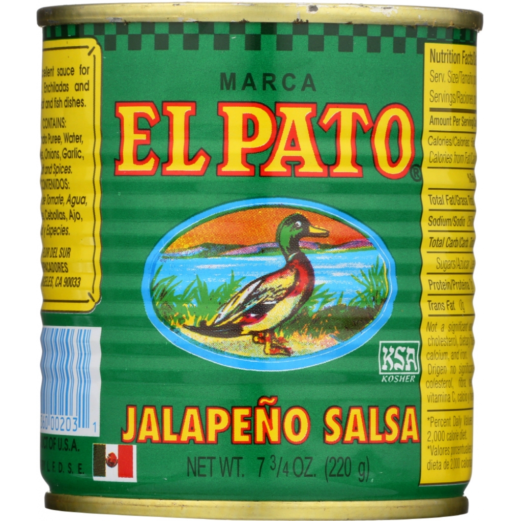 El Pato Jalapeno Salsa - 7.75 oz Spicy Flavor Enhancer